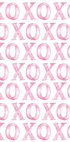 XOXO Pink Pattern Plakat - Posterbox.dk
