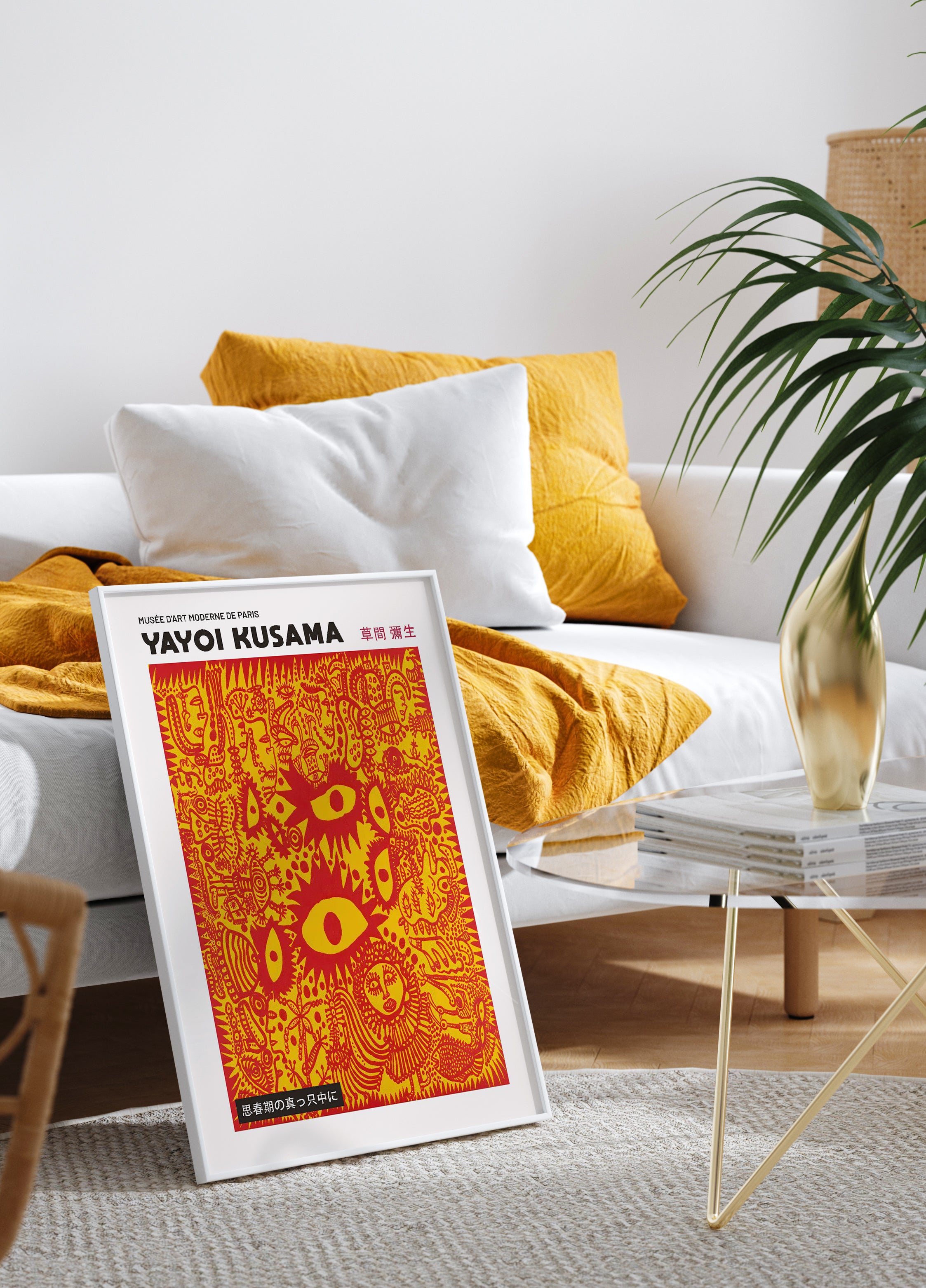 Yayoi Kusama In the Midset of Adolescence Plakat - Posterbox.dk