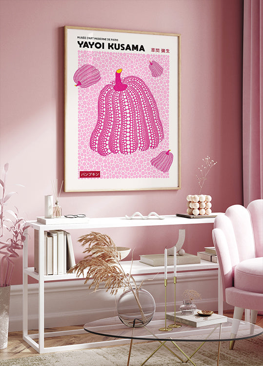 Yayoi Kusama Pumpkin Plakat - Posterbox.dk