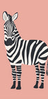 Zebra Illustration Plakat - Posterbox.dk