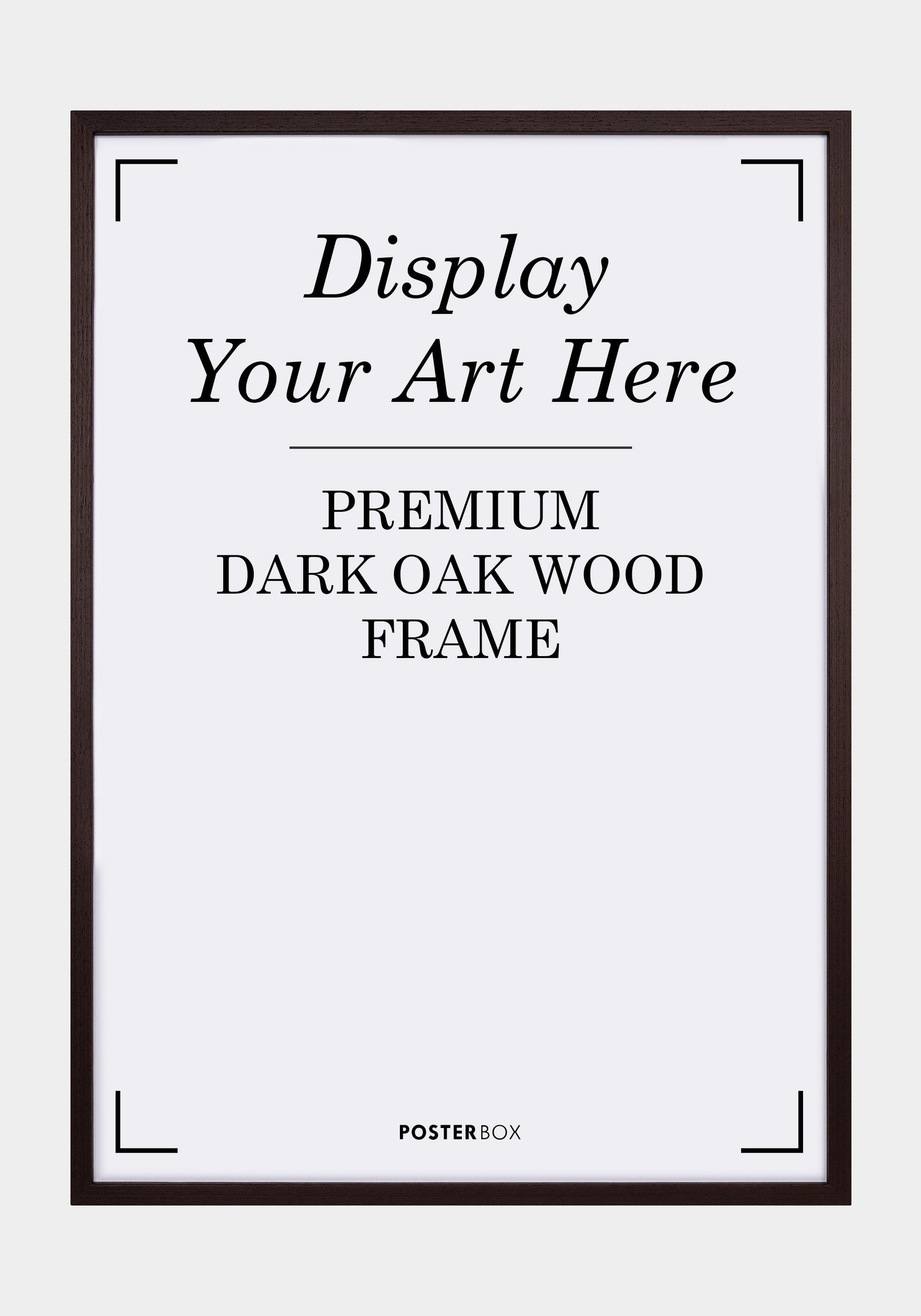 Premium Wood frame Nielsen Dark Oak Plakat