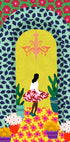 Floral Portal Girl - Posterbox