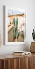 Rooftop Cactus | Morocco Travel Photography Plakat - Posterbox