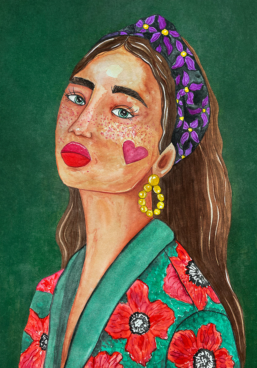 Girl with Hairband - Posterbox