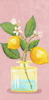 Lemon Bunch In Vase Plakat - Posterbox
