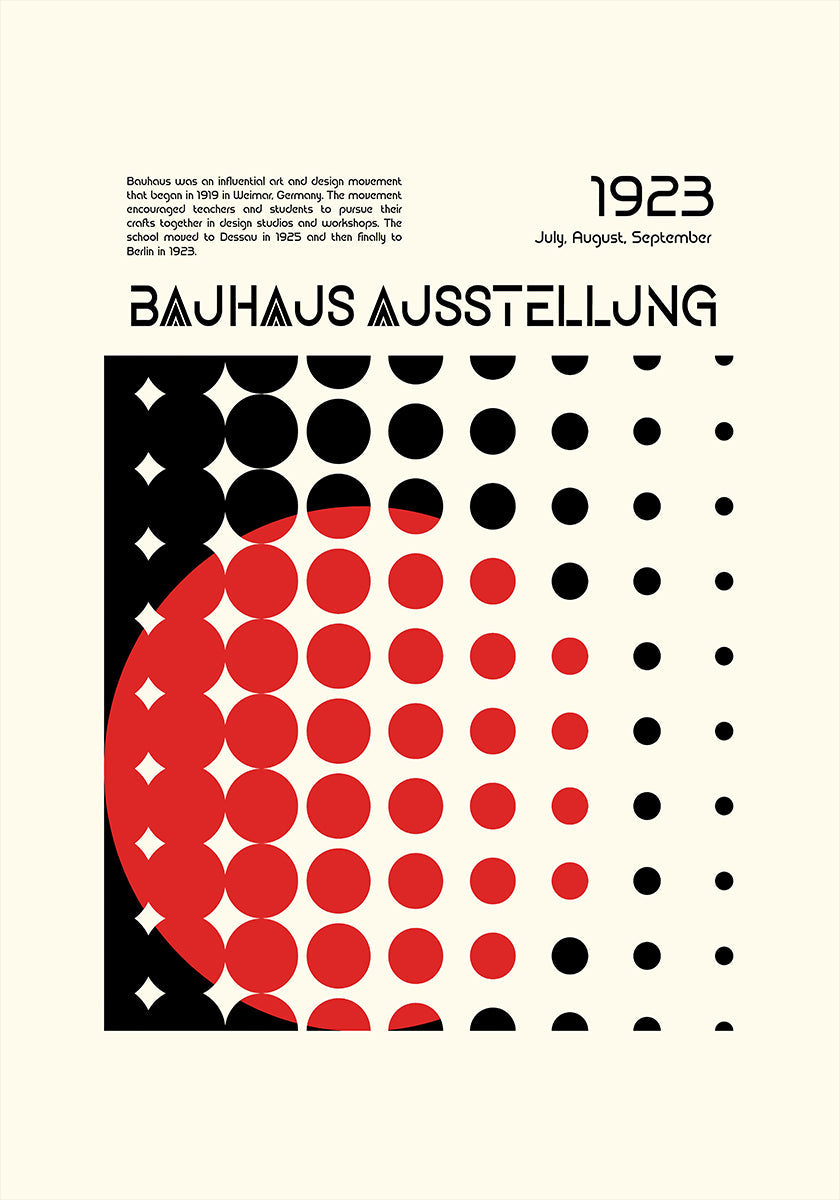 Bauhaus Ausstellung Plakat - Posterbox