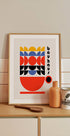 Bauhaus Coffee 70s Decor Plakat - Posterbox