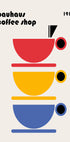 Bauhaus Coffee Minimalist Plakat - Posterbox