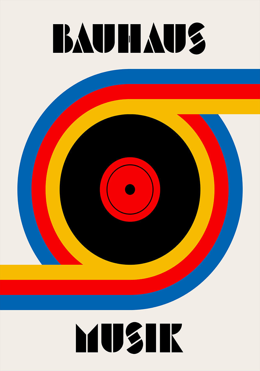 Bauhaus Musik Vinyl Plakat - Posterbox