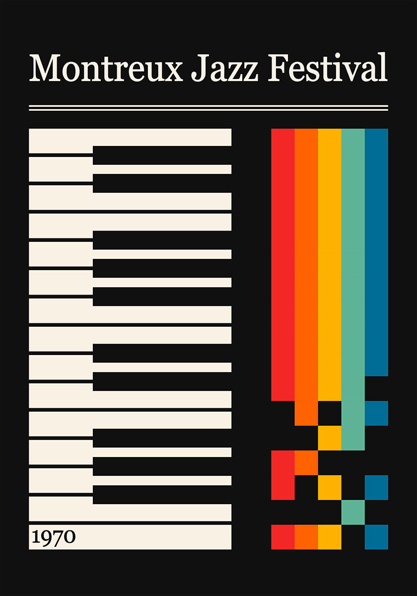 Montreaux Jazz Festival Plakat - Posterbox