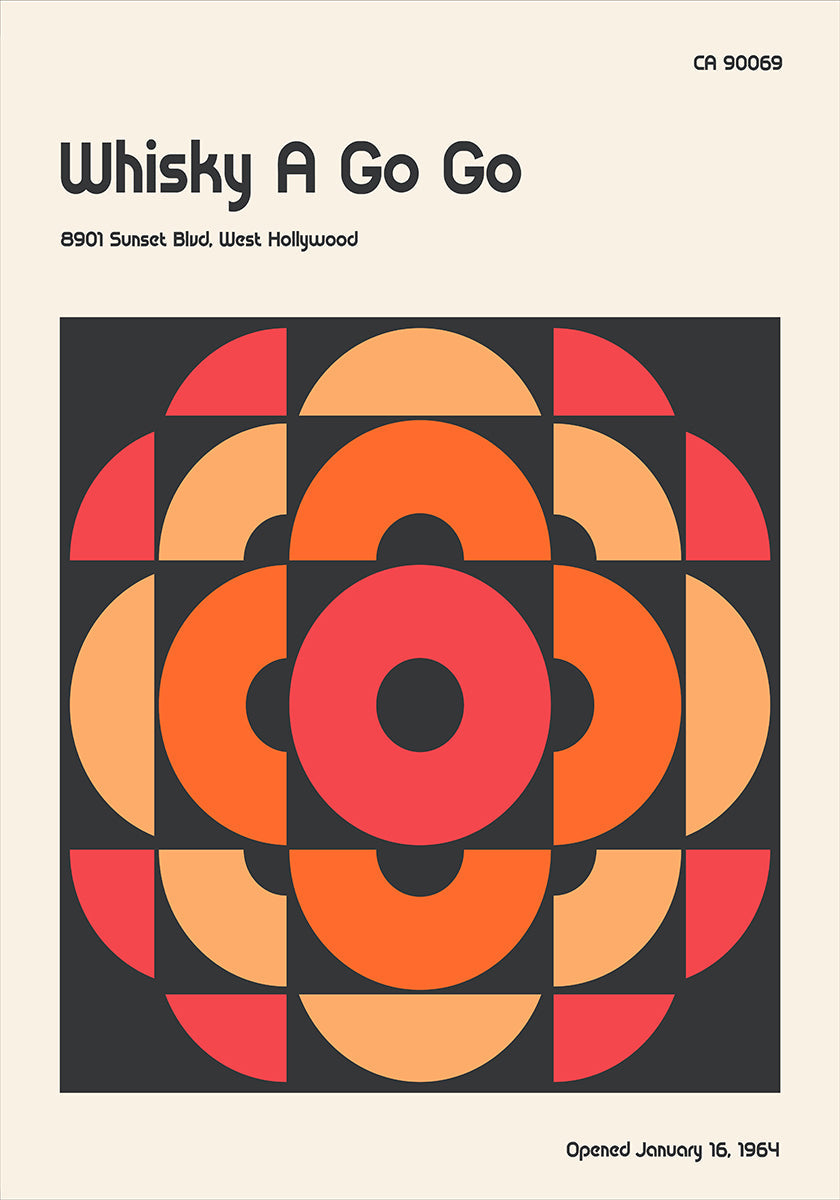 Whisky a Go Go Retro - Posterbox