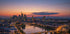 Frankfurt Skyline at sunset - Posterbox