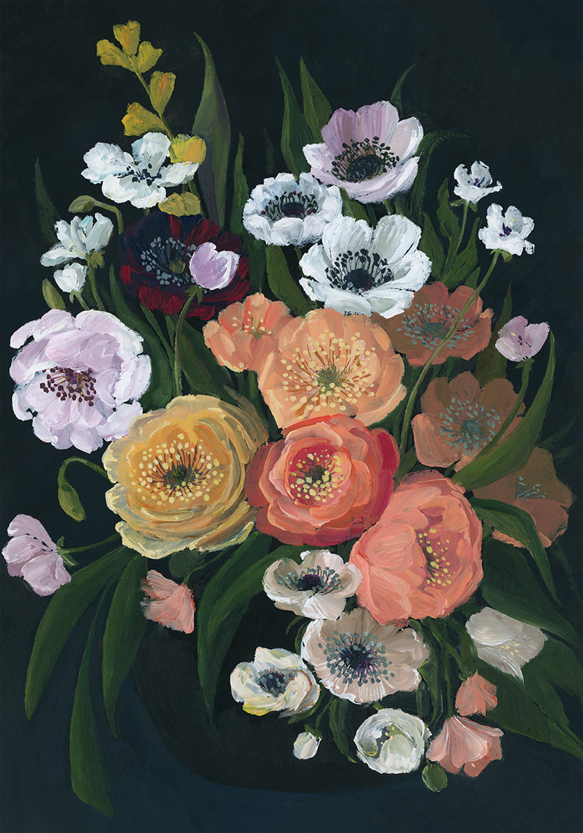 Leocadia moody bouquet Plakat - Posterbox