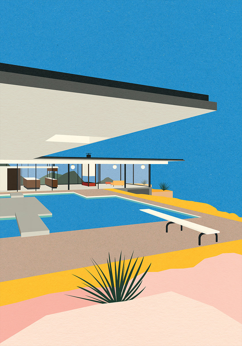 La Stahl House Plakat - Posterbox