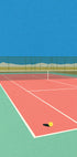 Tennis Court In the Desert Plakat - Posterbox