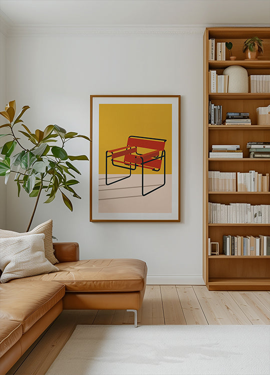 Wassily Chair Marcel Breuer Plakat - Posterbox