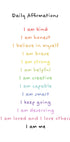 Children's affirmations emotions print 3 Plakat - Posterbox