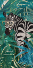 Zebra in the jungle 2 Plakat - Posterbox
