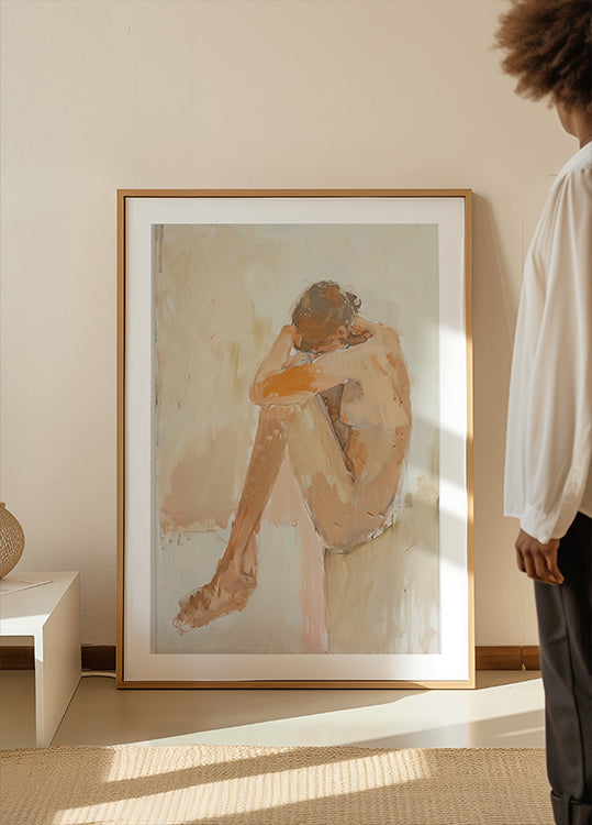 Woman In Bathroom Plakat - Posterbox