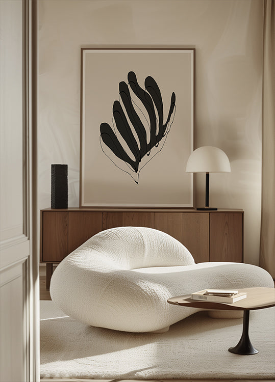 Abstract Leaf Lines - Posterbox