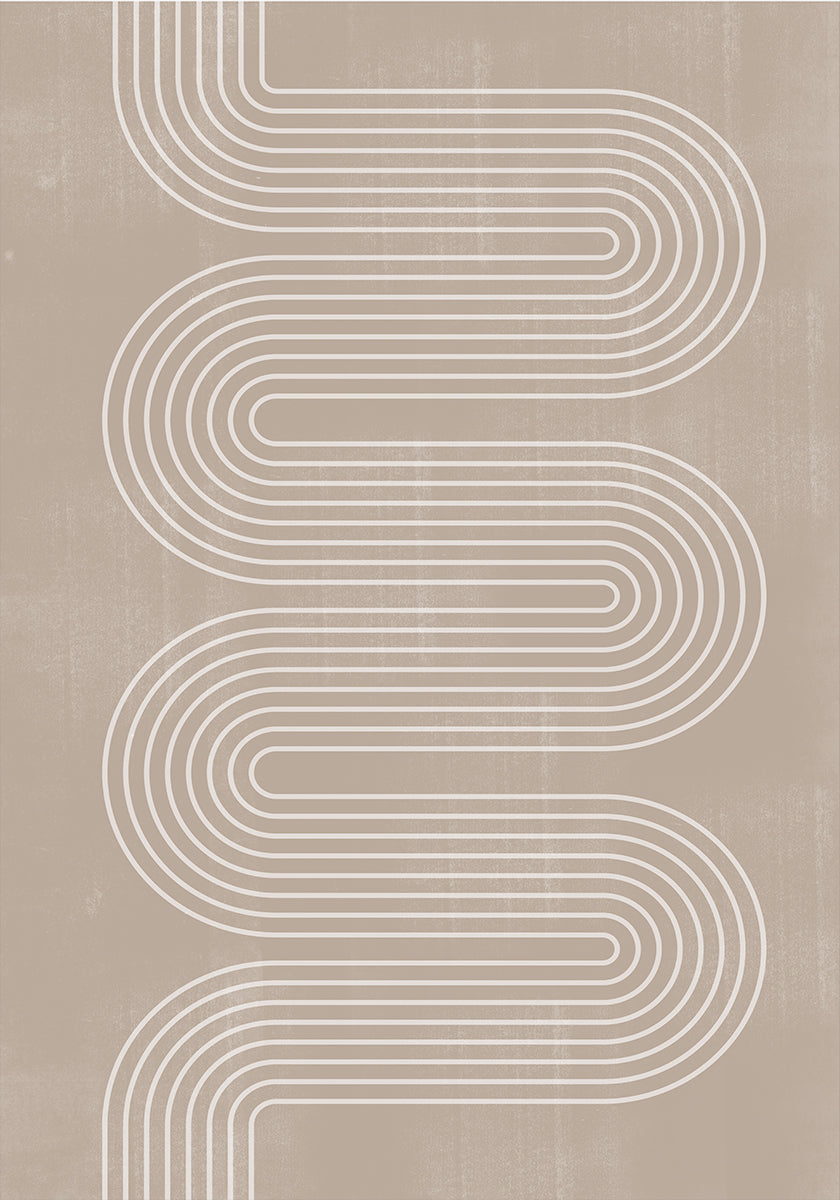 Curved Line Harmony - Posterbox
