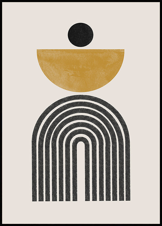 Geometric Harmony Plakat - Posterbox