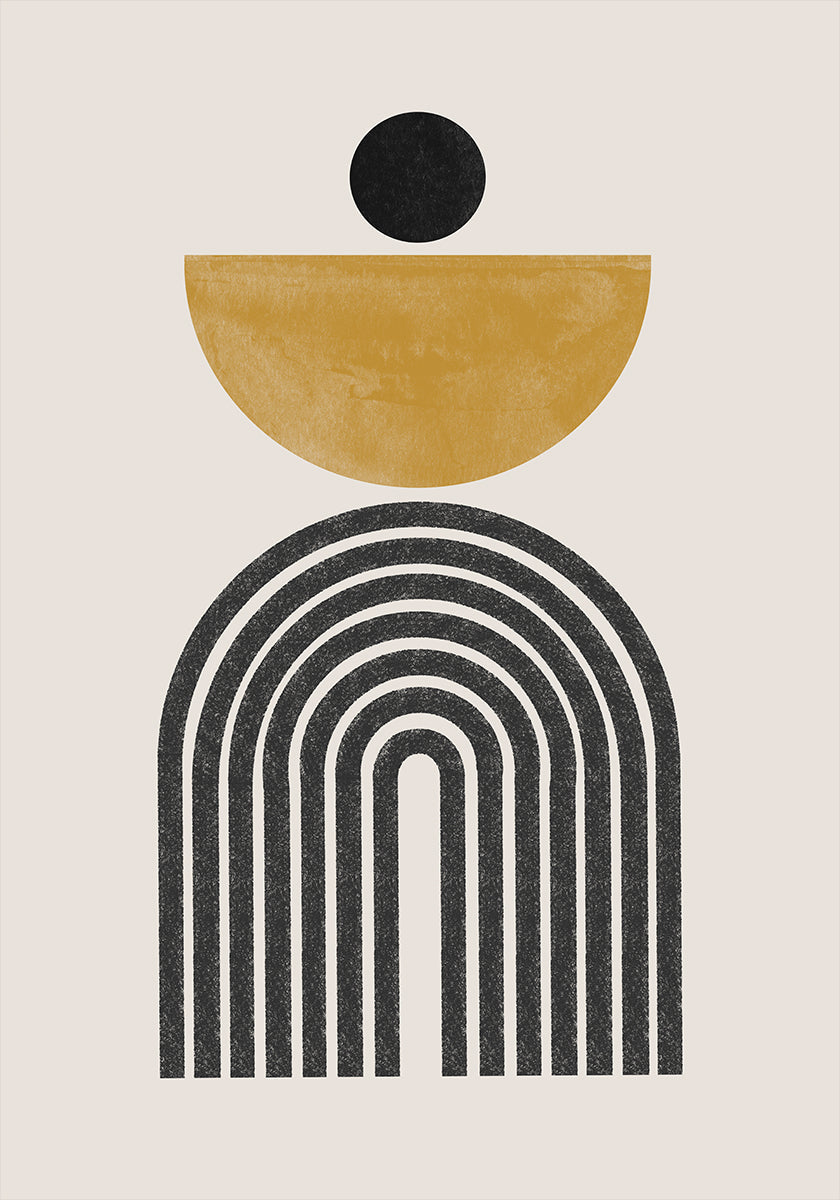 Geometric Harmony Plakat - Posterbox