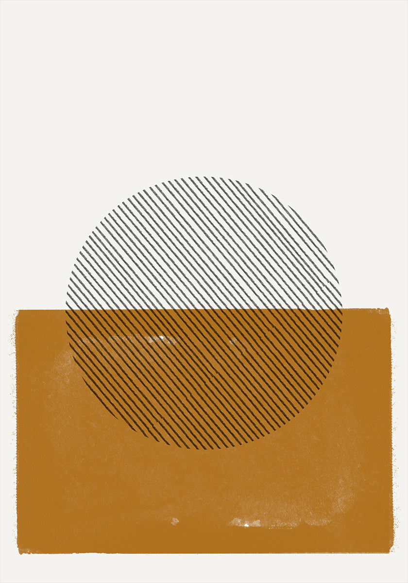 Striped Horizon Plakat - Posterbox