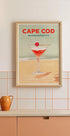 Cape Cod Cocktail Tall Plakat - Posterbox