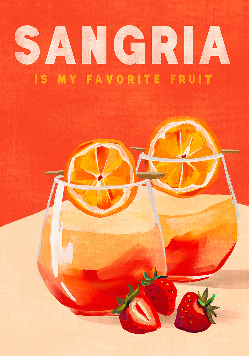 Sangria Plakat - Posterbox