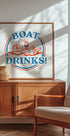 Boat Drinks Cocktail Drinking Otter (NEW) - Posterbox