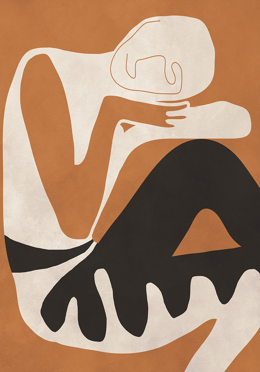 Abstract Art Figure Plakat - Posterbox