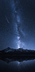 Galaxies Reflection Plakat - Posterbox