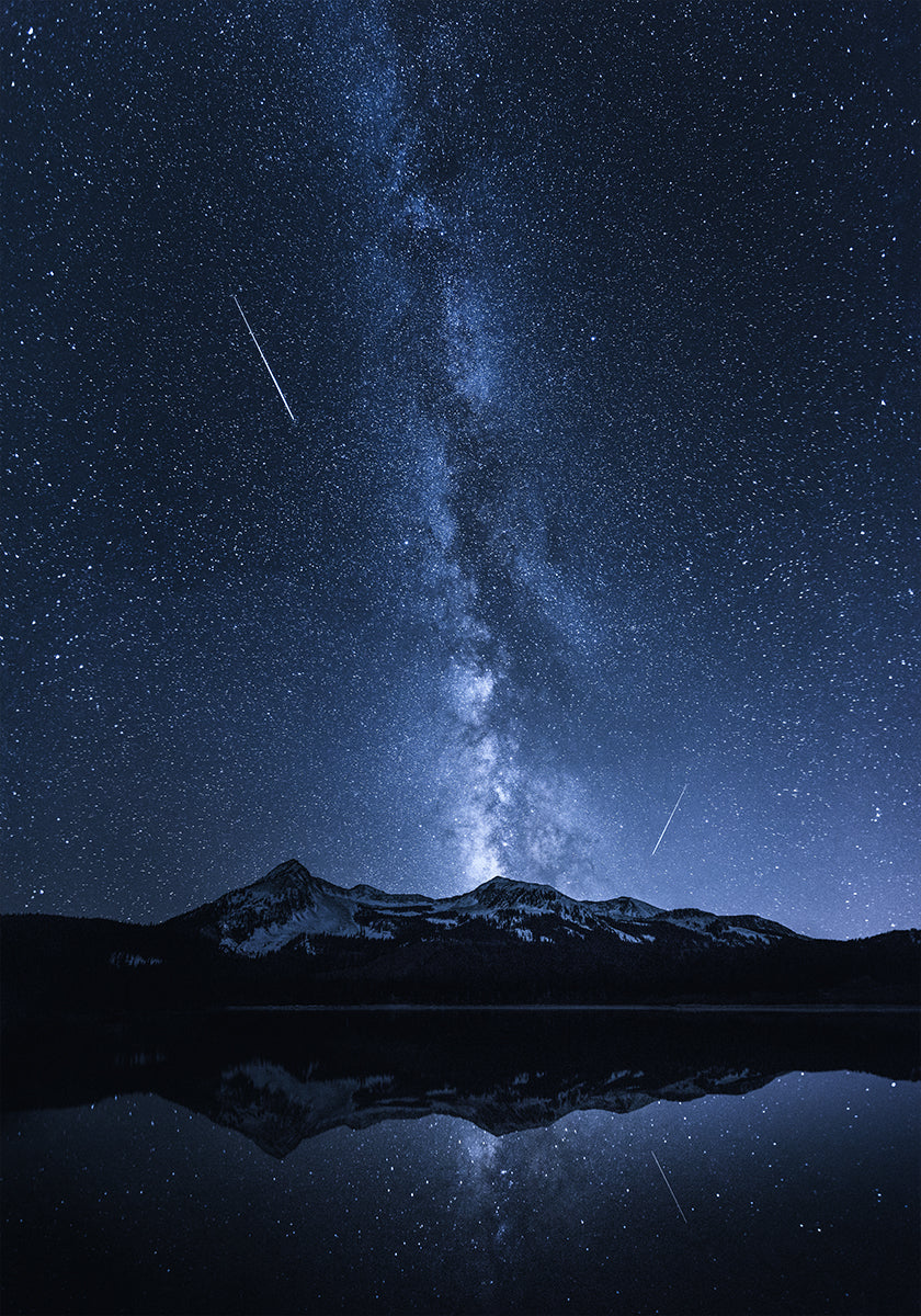 Galaxies Reflection Plakat - Posterbox