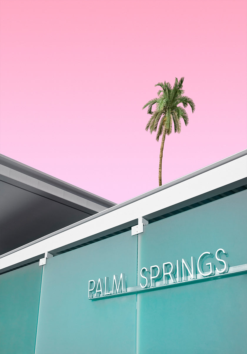 Welcome to Palm Springs Plakat - Posterbox