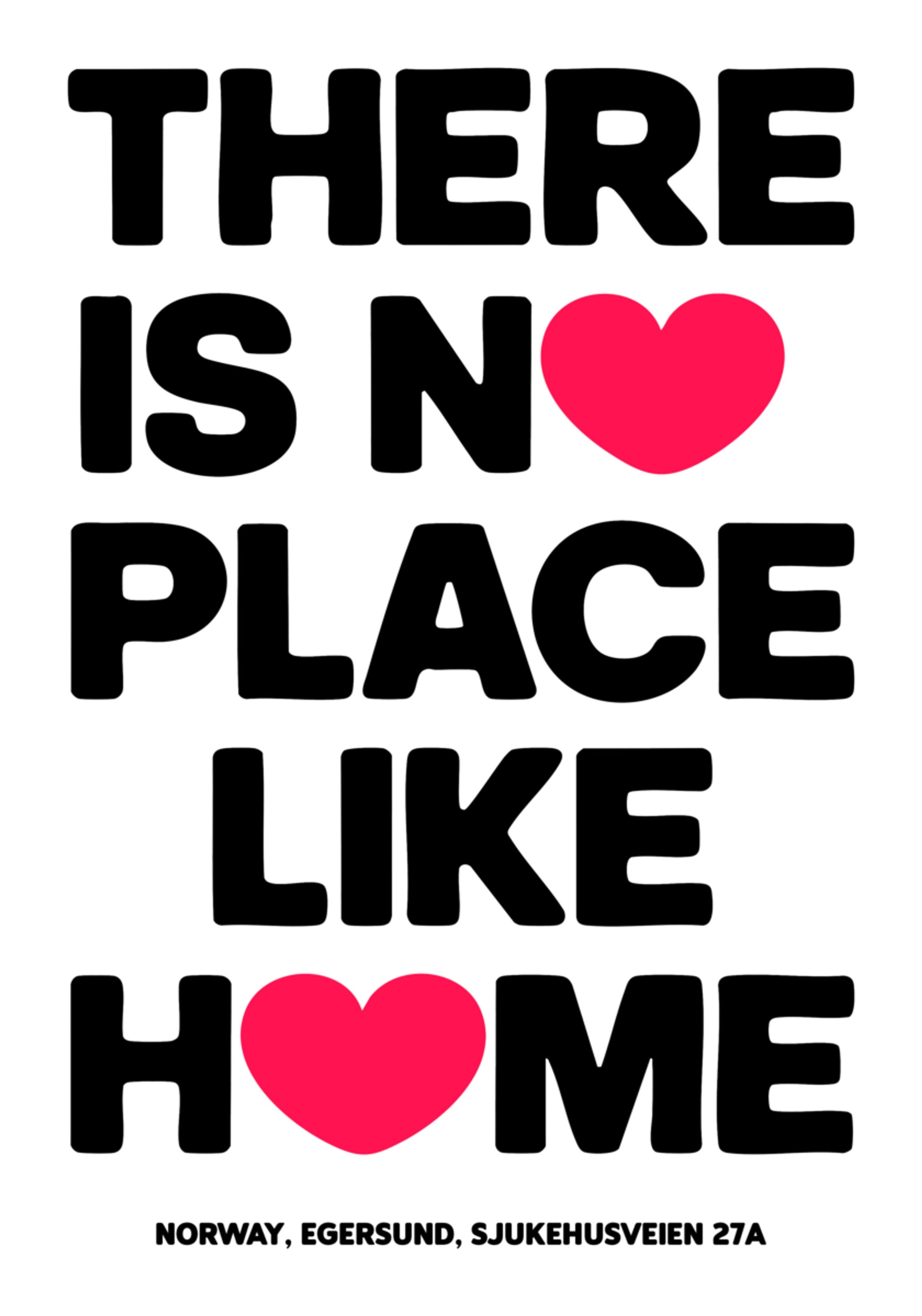 Personligt citatplakat til hjemmet