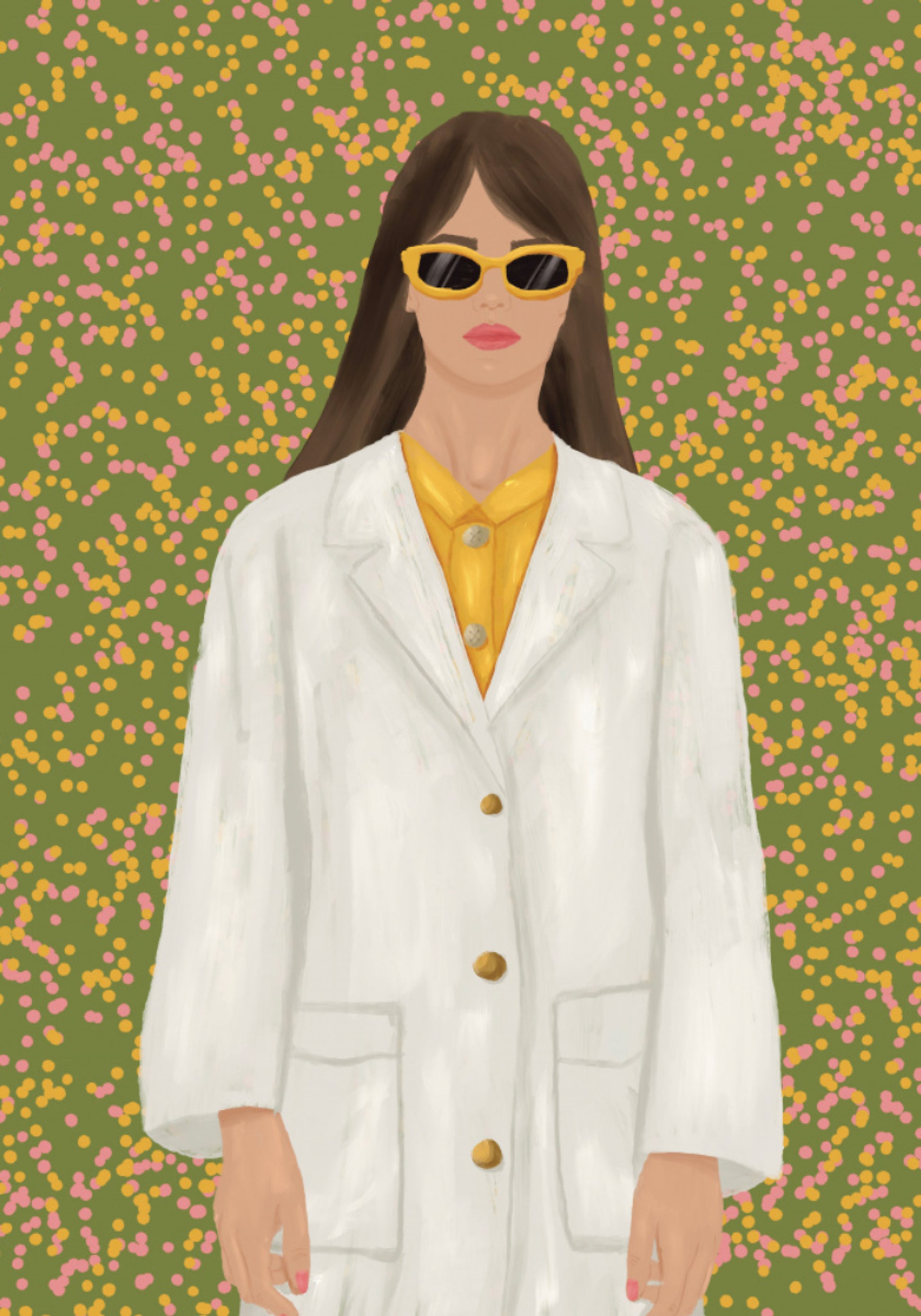 Chic Woman In Sunglasses