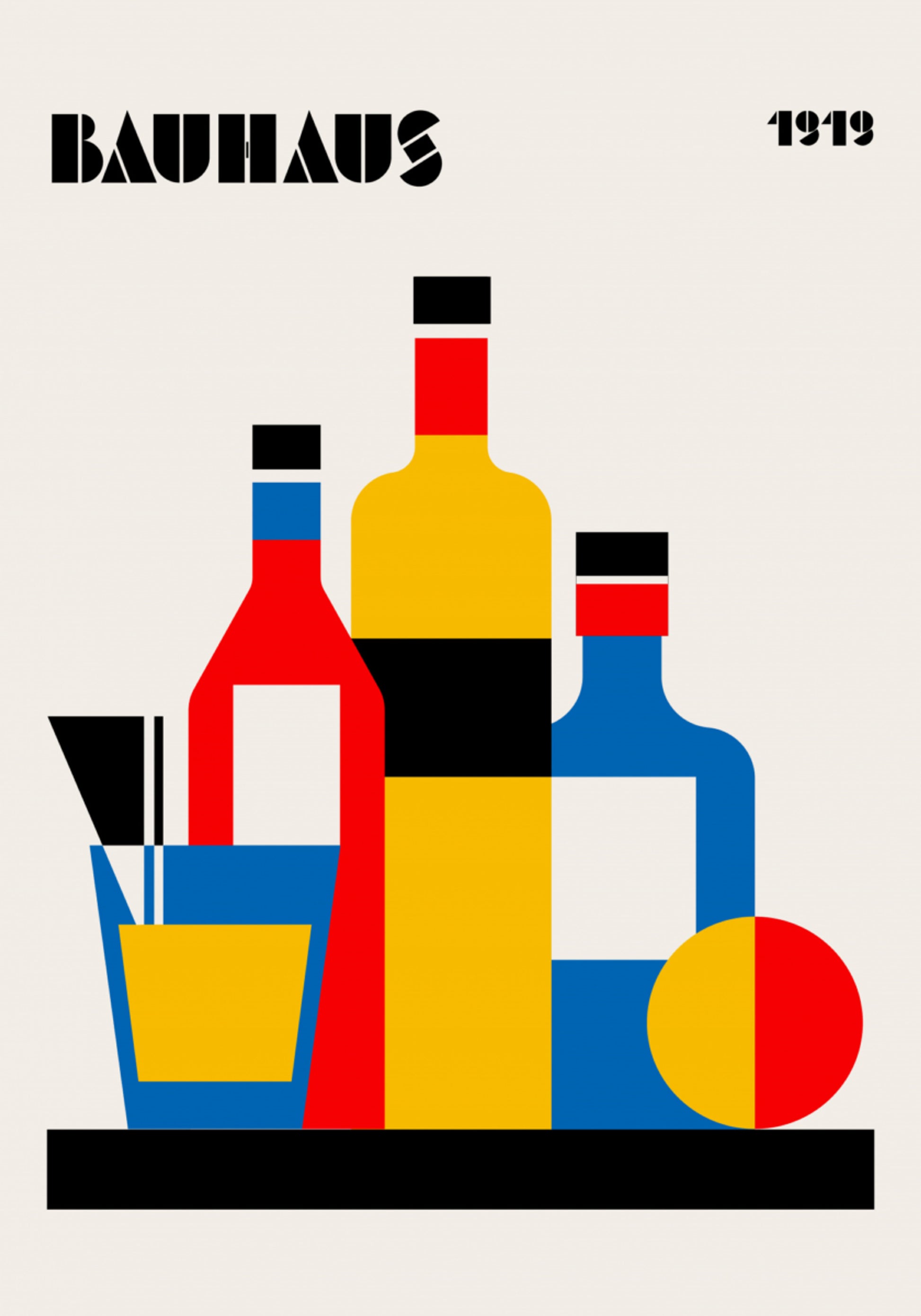 Bauhaus Geometric Still Life