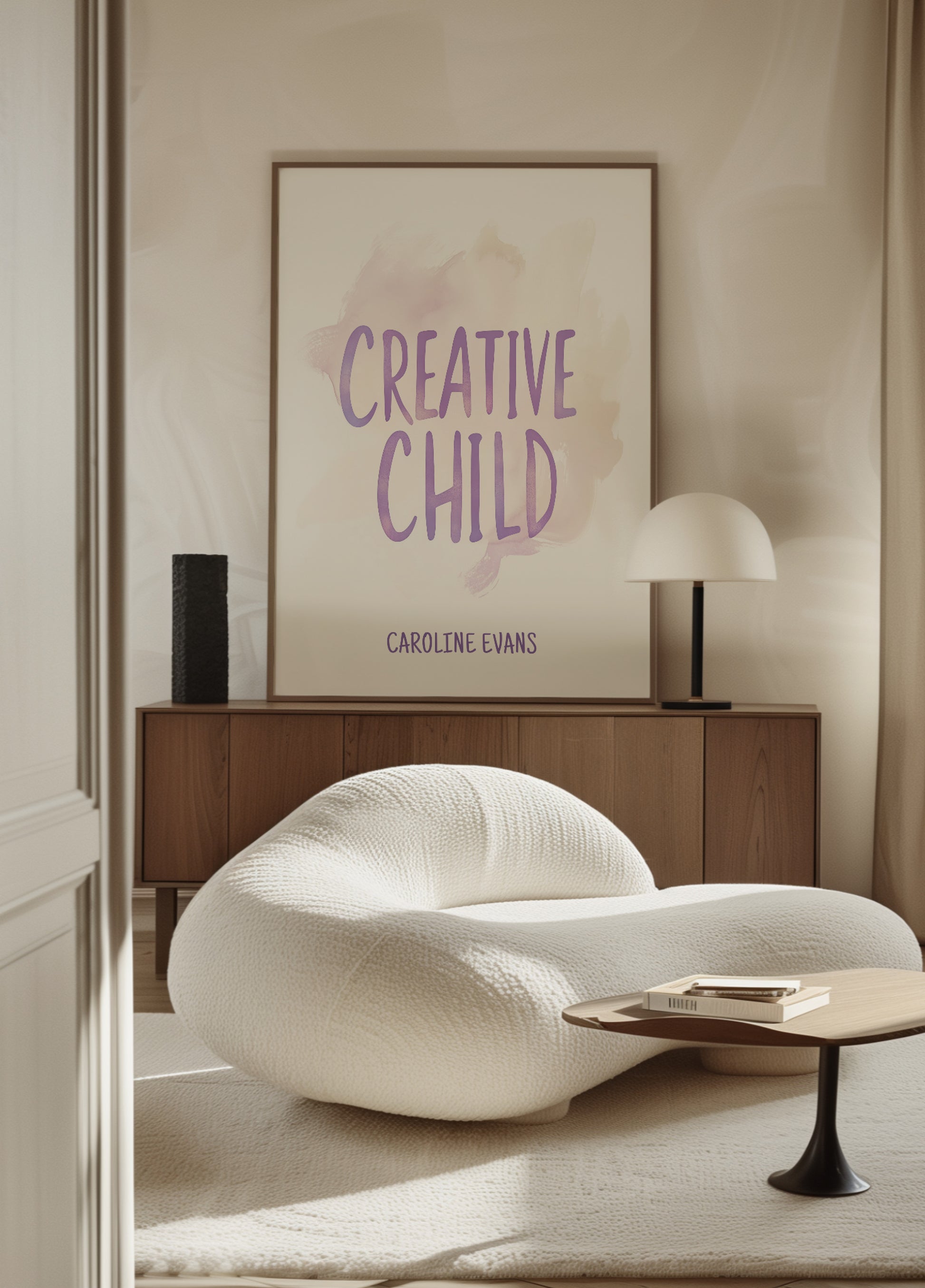 Inspirerende børnetypografi Kunst