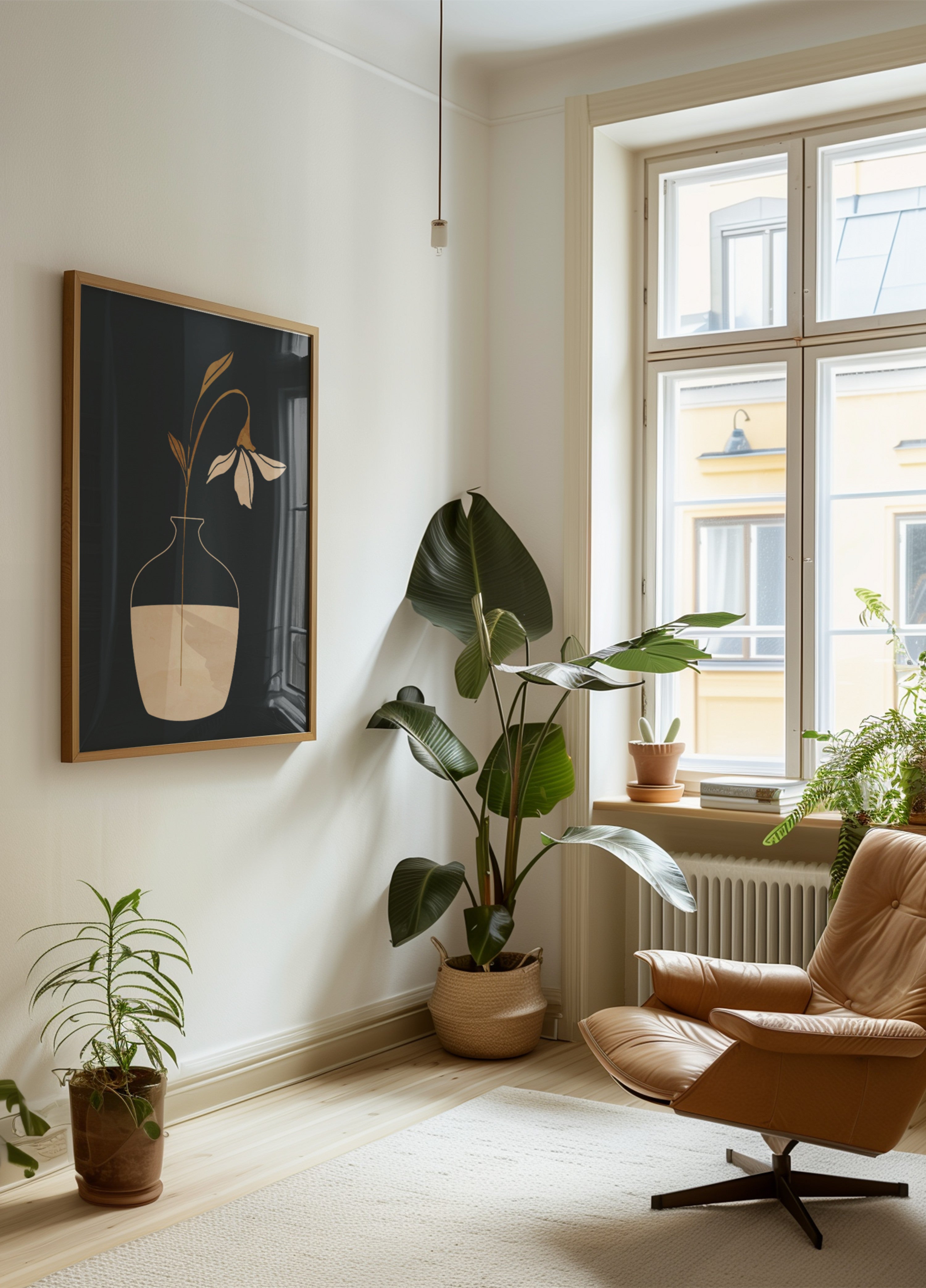 Graceful Botanical Vase