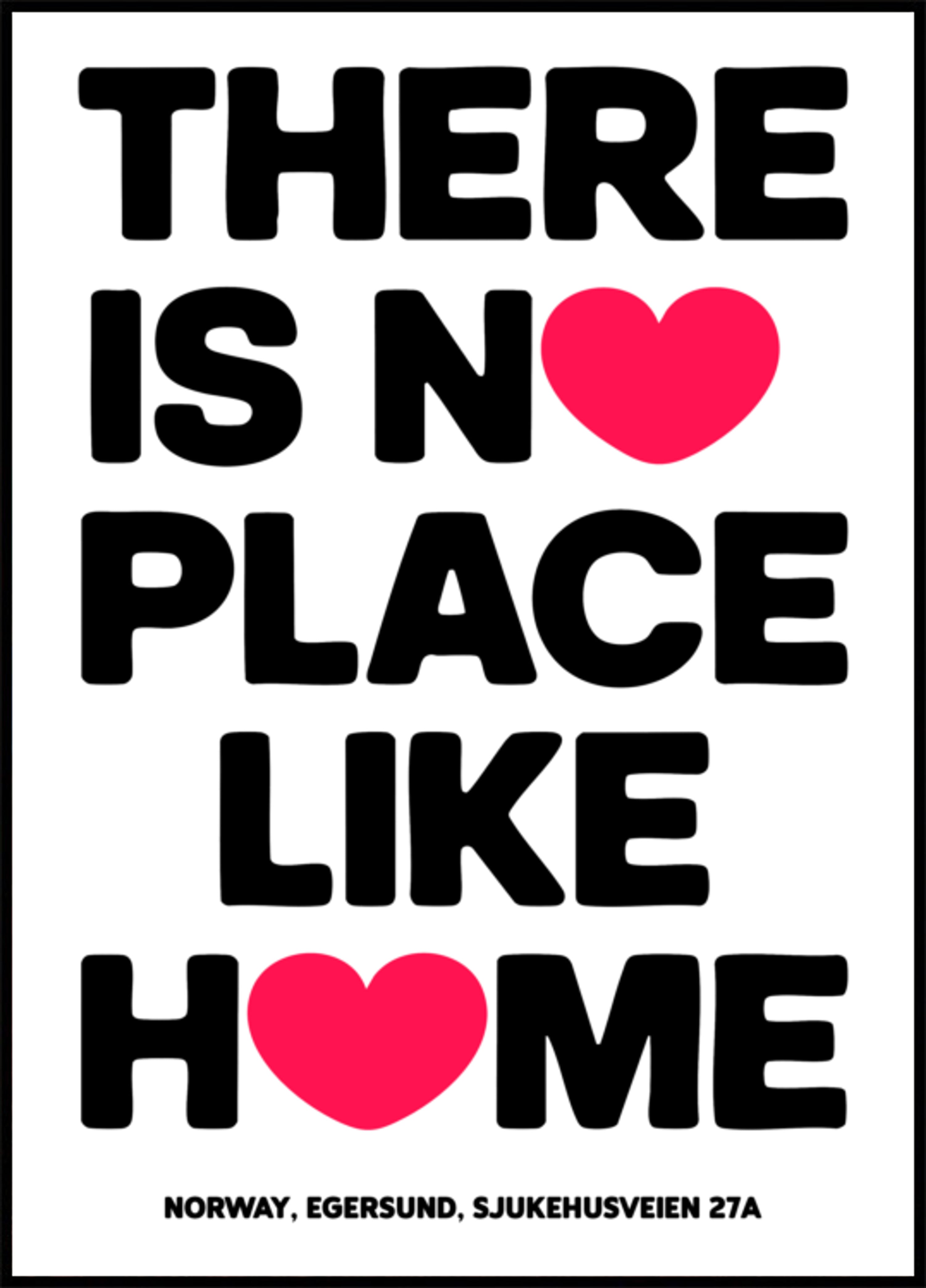 Personligt citatplakat til hjemmet