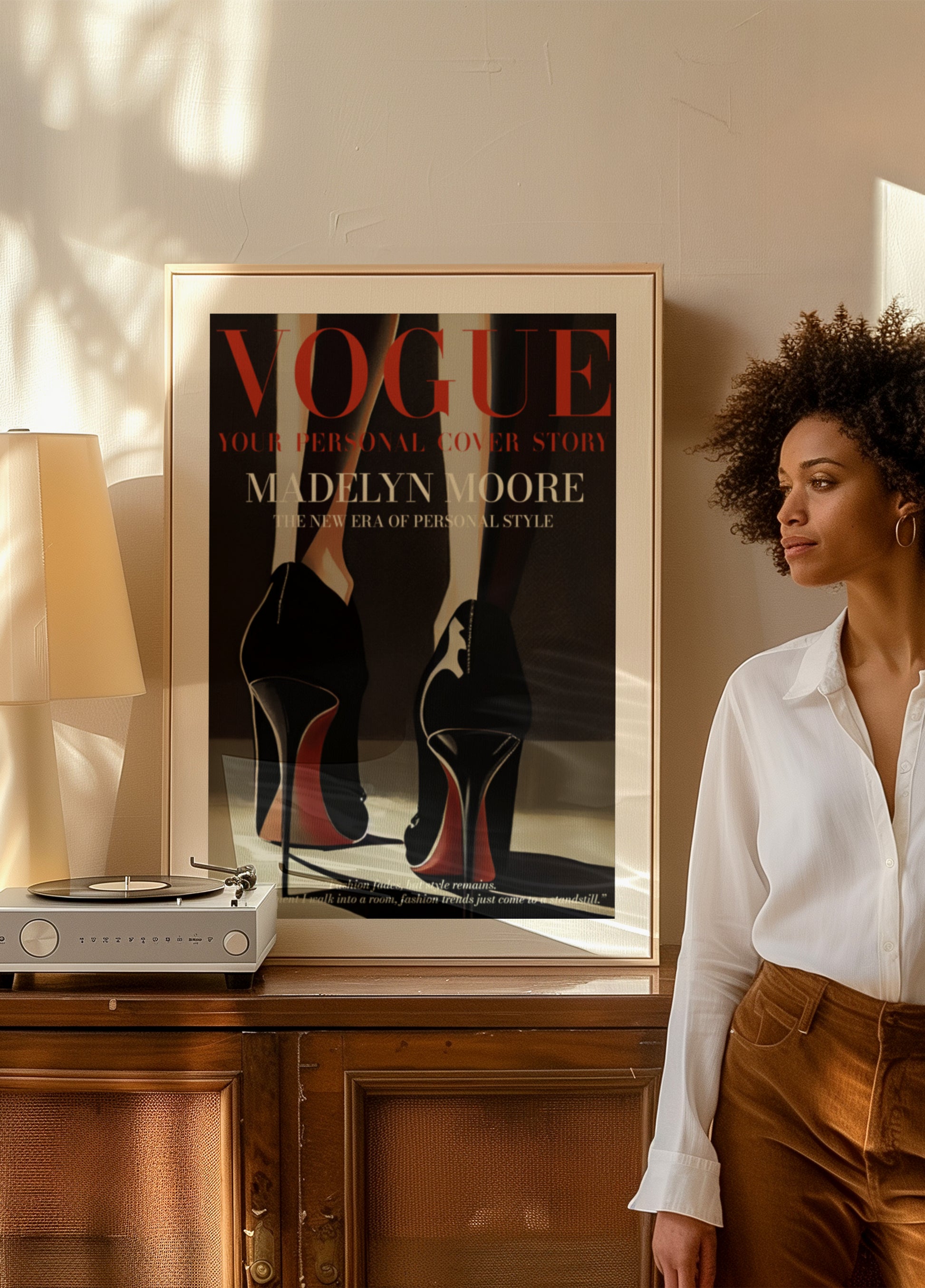 Elegant Høje Helte Modeplakat