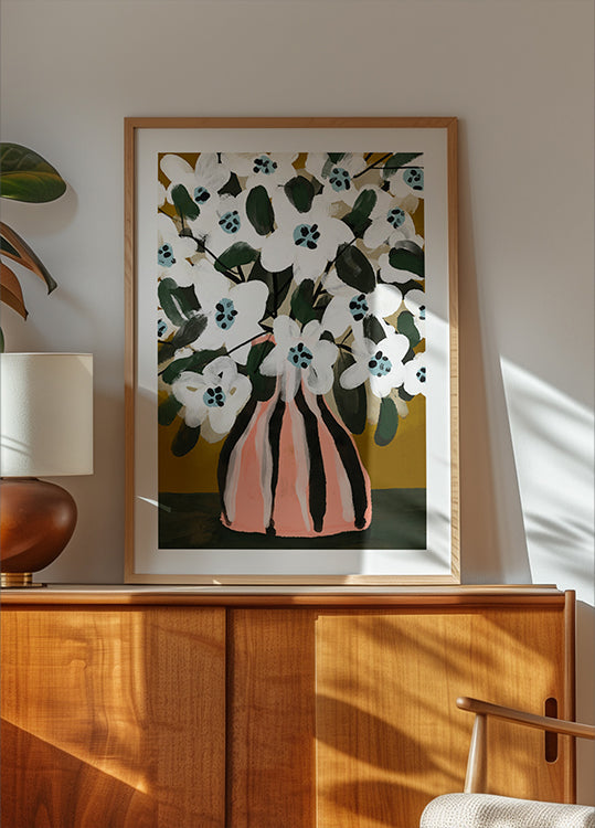 Blooming Stripes Plakat - Posterbox