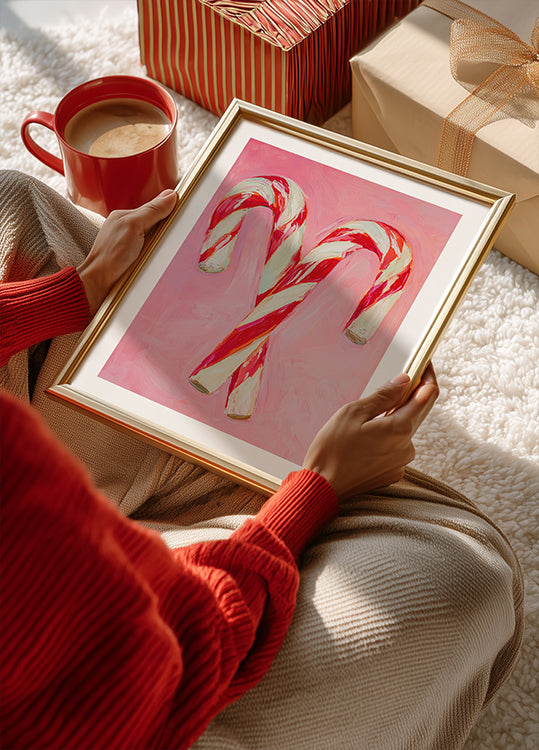 Candy Cane Delight Plakat - Posterbox