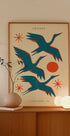 Cranes lithographie (NEW) - Posterbox