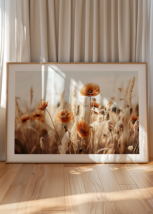 Poppies in Breeze - Posterbox