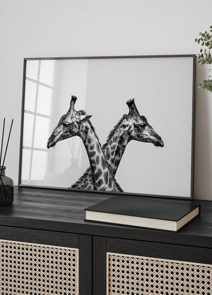 Two Giraffes Plakat