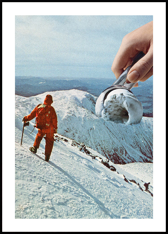 Ice Cream Mountain - Cookies &amp; Cream Plakat - Posterbox