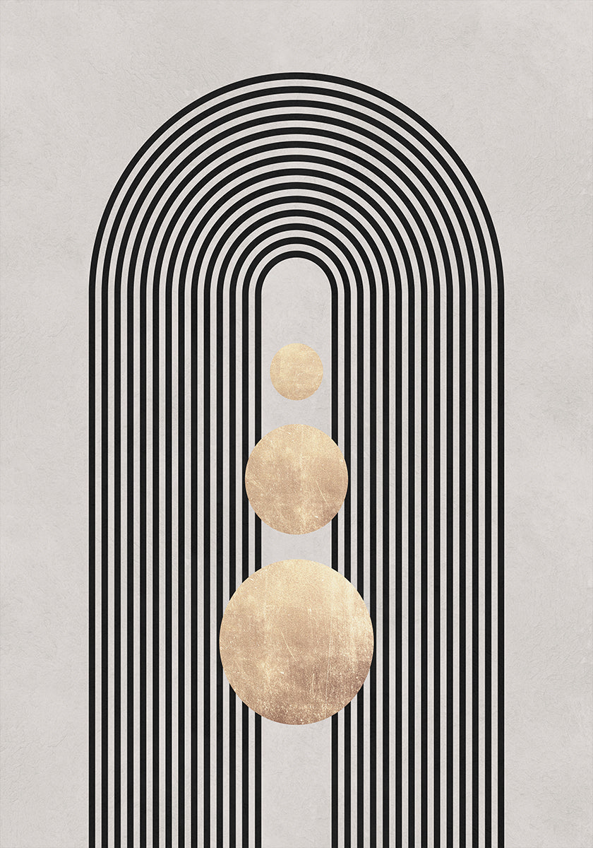 Lines and circles 19 Plakat - Posterbox