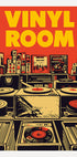 Vinyl Room Art Print Plakat - Posterbox